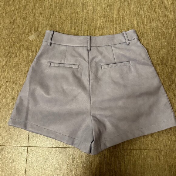 7 for all Mankind Blazer and Shorts Faux Leather Set - Picture 6 of 7